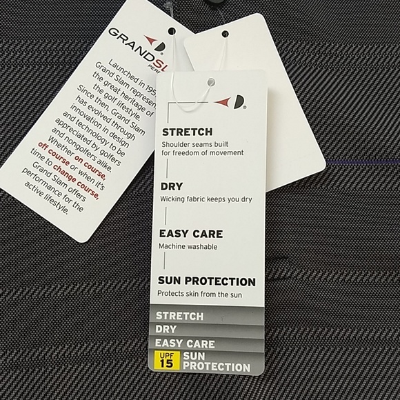 Men's Golf Shirt Medium Gray - Picture 4 of 6